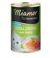Gėrimas kačiukams - Miamor Trinkfein Vitaldrink Kitten su vištiena, 135 ml