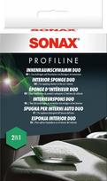 SONAX PROFILINE Interior Sponge DUO salono valymo kempinė, 1 vnt.
