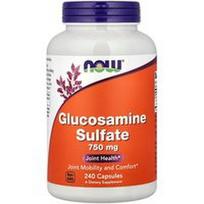 NOW Foods, Gliukozamino sulfatas, 240 kapsulių (0,75 g vienoje kapsulėje)