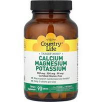 Country Life, Target-Mins®, Kalcis Magnis Kalis, 90 tabletės