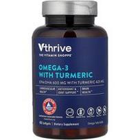 Vthrive, Omega-3 su ciberžole, 60 minkštųjų kapsulių