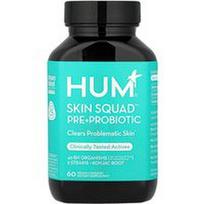 HUM Nutrition, „Skin Squad™“ prebiotikas + probiotikas, 60 veganiškų kapsulių