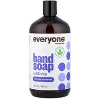 Everyone, Rankų muilas, papildymo dydis, levandų ir kokosų, 946 ml (32 skysčio uncijos)