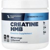 Transparent Labs, „Strength Series“, kreatinas HMB, be skonio, 210 g