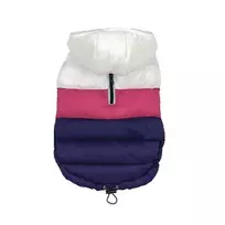 PCHEŁKA Rocco White-Pink-Purple - drabužis šunims - dydis S