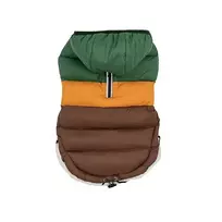 PCHEŁKA Rocco Green-orange-brown - drabužis šunims - dydis XS