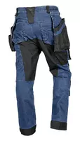 Darbinės kelnės NEO TOOLS DENIM, su „Cordura“ sutvirtinimais, nuimamos dėklinės kišenės, tamsiai mėlynos, M/50 dydis