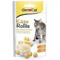 GIMCAT Käse-Rollis Traškūs sūrio kąsneliai – skanėstas katei – 40g