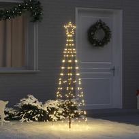 LED Kalėdinė eglutė su žemės kuoleliais Šilta balta 250 cm