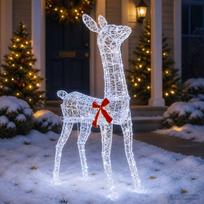 3D Kalėdų elnias LOVIISA 110 LED Šalta balta 70 x 26 x 100 cm