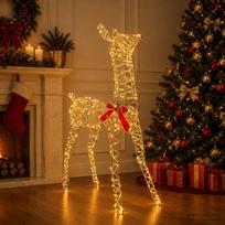 3D Kalėdų elnias LOVIISA 285 LED Šilta balta 70 x 26 x 100 cm