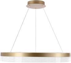 Šviestuvas lubų Candellux Lighting Gloris 32-54012, LED, 3000 - 65000 °K, 1 x 36 W, balta sp. / aukso sp., 60 x 60 cm