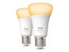 Philips Hue WA 1100 A60 2P EU | E27 | 8.1 W | Warm to cool white light | Bluetooth and Zigbee