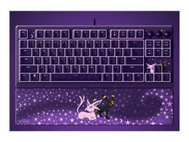Razer Ornata V3 Tenkeyless | Gaming keyboard | Wired | US | Razer Mecha-Membrane Switches | Wrist Rest | Pokémon Espeon/Umbreon