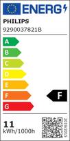 Philips Smart WFB 75W G95 827-65 TW 1PF/6 | E27 | 11 W | Warm to cool white light | Bluetooth, Wi-Fi