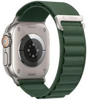 Žalia apyrankė Apple Watch 8 / 9 / 10 / 11 / 12 / SE / Ultra (44 / 45 / 46 / 49 mm) laikrodžiui "Tech-Protect Nylon Pro"