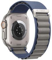 Mėlyna / pilka apyrankė Apple Watch 8 / 9 / 10 / 11 / 12 / SE / Ultra (44 / 45 / 46 / 49 mm) laikrodžiui "Tech-Protect Nylon Pro
