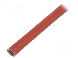 Insulating tube | Mat: glass fibre coated  with silicone rubber
