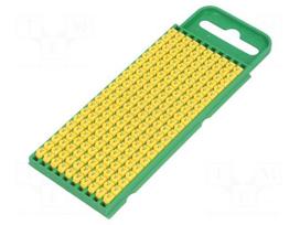 Markers for cables and wires | Label symbol: V | 0.8÷2.2mm | yellow