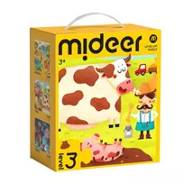 Mideer Level Up Dėlionių Rinkinys - 3 Lygis Pasaulis Aplink Mus