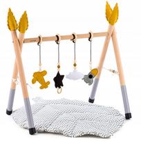 Edukacinis Gimnastikos Stovas Kūdikiams Baby Gym Grey