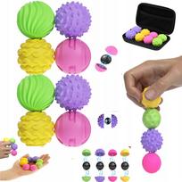 Antistresiniai Magnetiniai Kamuoliukai 8 vnt. Dėkle – Jutiminis Fidget Žaislas Autizmui, ADHD