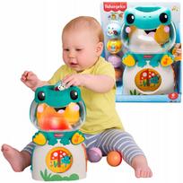Fisher Price Didelė Muzikinė Interaktyvi Varlytė su Kamuoliukais, Šviesa ir Garsu