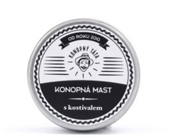 Konopný Táta kelioninis kanapių tepalas su tauke, 17 mg CBD, 15 ml