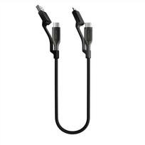 Nomad Universalus kevlarinis USB-C kabelis, 0.3m, karbidas