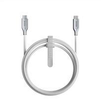 Nomad Kevlaro laidas, USB-C į USB-C, 1.5m, baltas