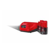 Milwaukee M12 Nrg-302 rinkinys: 2x 3ah akumuliatoriai ir C12c įkroviklis