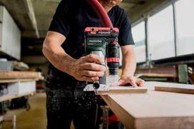 Metabo FMV 18 LTX BL 8 (601742840) Cordless edge router, 18 V (green/black, without battery and charger, in x)
