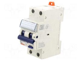 RCBO breaker | Inom: 25A | Ires: 30mA | Poles: 2 | 230VAC | IP20 | 1÷35mm2