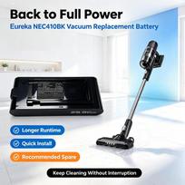 2500mAh Replacement Battery for Eureka NEC410BKC, ReactiClean 410 Stick Vacuum