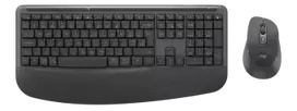 LOGITECH Signature Comfort Plus MK880 wireless keyboard and mouse set, graphite