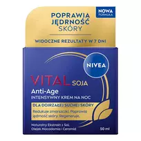 NIVEA_Vital Soja atkuriamasis naktinis veido kremas, 50 ml