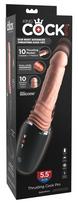 King Cock Plus kcp 5in. Sil.Thrusting Cock Pr Vibratorius