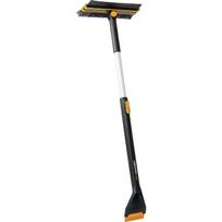 Fiskars Sniego šepetys ir grandiklis 1078492, 96-121 cm, 260 mm, 1 vnt, juoda/oranžinė, teleskopinis, sukama galva, automobiliams