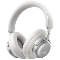 Qcy H6 Ultra White, belaidės ausinės, 40mm + 13mm, 20Hz-40kHz, Bluetooth 6.0, PureSilenz Adaptive ANC 60dB, LDAC, Hi-Res Audio