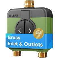 Meross išmanusis laistymo valdiklis MST200-EU, 2 zonos, IP66, 5-100 PSI, G3/4-14, 433 MHz RF, Meross programėlė, balso valdymas