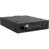 Icy Dock ToughArmor EX MB491V5K-B, diskų laikiklis, PCIe 5.0, 128Gbps, 1x U.2/U.3 NVMe SSD, 3,5 colio, 15 mm, karštasis keitimas