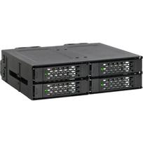 Icy Dock ToughArmor MB699VP-B V3, SSD keičiamas rėmas, 4x NVMe U.2/U.3, PCIe 4.0, OCuLink SFF-8612, 64Gbps