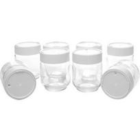 Rommelsbacher jogurto gaminimo prietaiso atsarginių stiklinių indelių rinkinys JG 8, 8x150ml, 8 vnt, dangteliai
