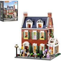 Lumibricks Konstruktorius Raudonų plytų eilės namas 15009, 2663 dalys, 11 apšvietimo taškai, 4 minifigūrės, 52 spausdintos dalys