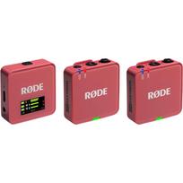 Rode Microphones belaidis mikrofonas Wireless GO Gen 3 WIGOGEN3ROS, rožinė, 2.4GHz, 260m, 32-bit float, USB, DSLR