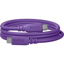 Rode Microphones USB kabelis SC27-PU, 2m, USB-C į USB-C, USB 3.2 Gen 1 5Gbit/s, 60W PD, violetinė