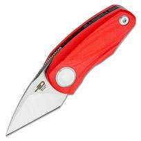 Bestech Knives Tulip Liner Lock by Ostap Hel Red Sulankstomas peilis