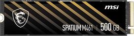 MSI Spatium M461 500GB M.2 2280 PCIe 4.0 x4 NVMe SSD | S78-440K260-P83 | 4711377062398