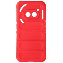 Dėklas for Nothing Phone 2a Minkštas silikoninis neslystantis dizainas, raudonas
