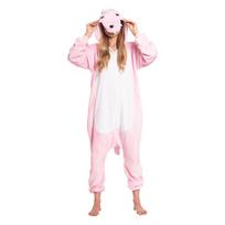 Moteriška Vientisa Pižama Kigurumi Kostiumas Dinozauras Rožinis 165-175 Cm L, L